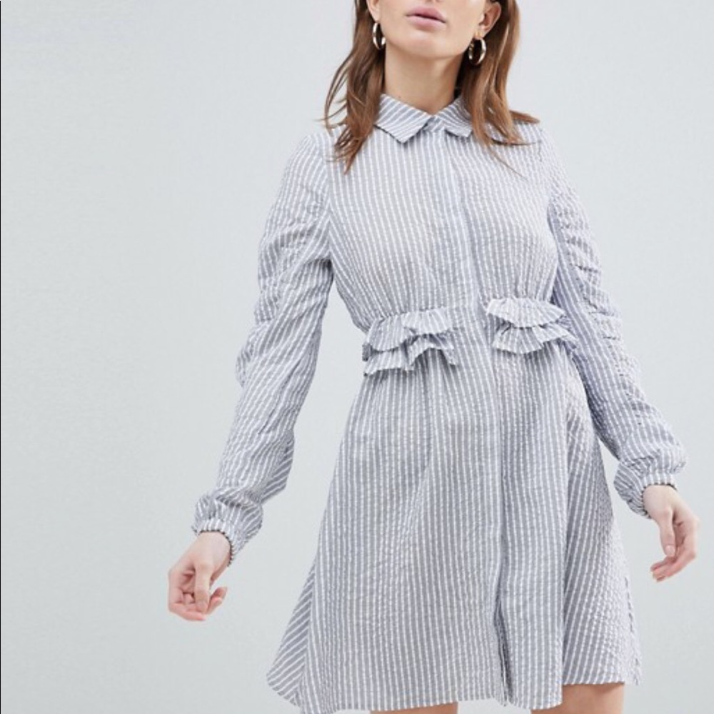 Lost Ink Petite Shirt Dress